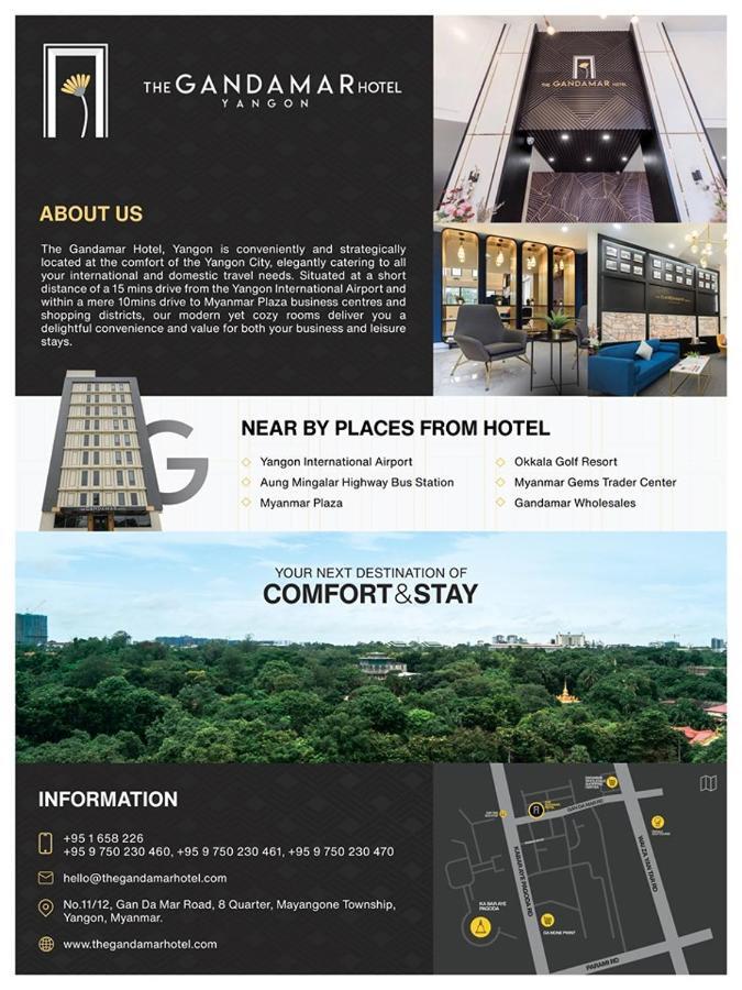 The Gandamar Hotel , Yangon Extérieur photo