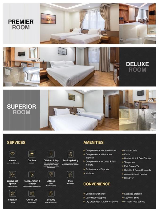 The Gandamar Hotel , Yangon Extérieur photo